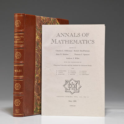 1995. First Edition. WILES, Andrew. Modular Elliptic Curves and Fermat's Last Theorem. WITH: WILES, ...