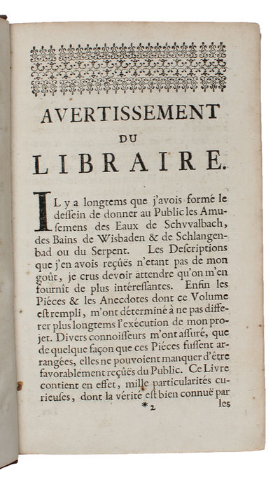 Amusemens des eaux de Schwalbach, des bains de Wisbaden et de Schlangenbad (...) (photo 3)