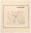 Lithographic Map of Philadelphia and Sterlingville, New York, circa 1864