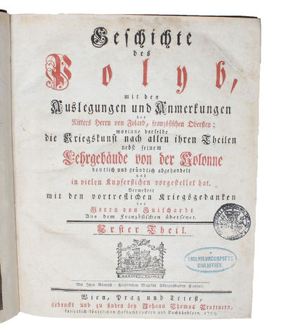 Geschichte des Polyb, mit den Auslegungen und…