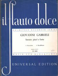 cover of SONATA PIAN‘ E FORTE 8 Recorders