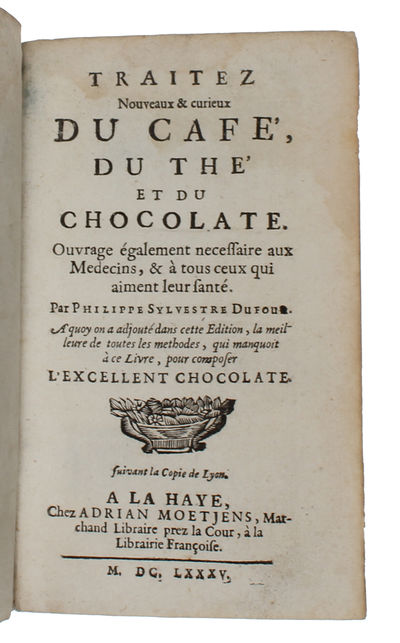 Traitez Nouveaux & curieux du Café, Thé, Chocolat. - [ONE OF THE EARLIEST WORKS ON COFFE] (photo 3)