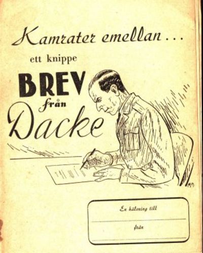Kamrater emellan... ett knippe brev från Dacke.