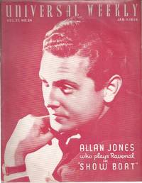 image of Universal weekly magazine: vol.37, no.24: 1936 Jan. 11. Allan Jones