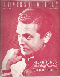 Universal weekly magazine: vol.37, no.24: 1936 Jan. 11. Allan Jones by Jewell, Aurelia M - 1936-01-01