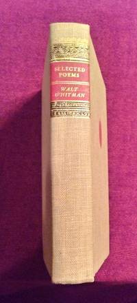 image of WALT WHITMAN SELECTED POEMS