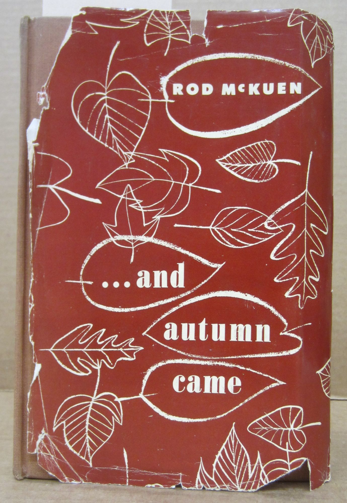 and autumn came by McKuen, Rod | Hardcover | 1954 | Pageant