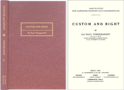 Custom and Right