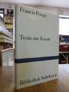 Texte zur Kunst,