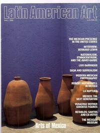 LATIN AMERICAN ART FALL 1990 VOLUME 2 NUMBER 4 by (Latin American Art) Marcellino, Michael C. [editor and publisher] [Bernard Lewin, Luis Barragan, Carlos Monsavais, Margarita Nieto, Sharon Apfelbaum, Carlos Blas Galindo, Max Underwood, Ida Rodriguez Prampolini, Elizabeth Ferrer, Peter T. Furst, et al] - 1990