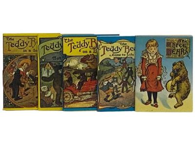 The Three Bears; The Teddy Bears Come to Life; The Teddy Bears on a Lark; The Teddy Bears in Hot Water; The Teddy Bears in a Smashup (5 Volume Set of Miniatures in Plastic Case)