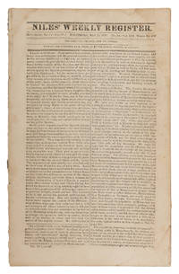 Niles' Weekly Register, New Series No 14 Vol IV, May 29, 1819 Jew Bill