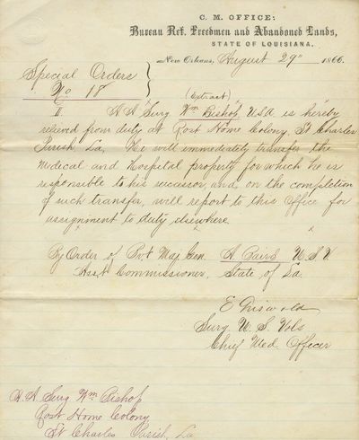 Manuscript Order to Relieve Surgeon...