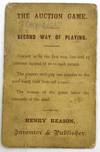 "The Auction Game" - 1880s Card Game; (photo 2)