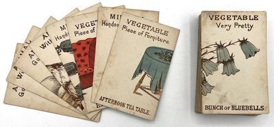 "The Auction Game" - 1880s Card Game; (photo 3)