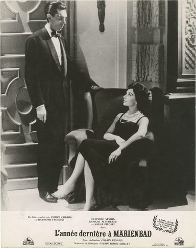 Last Year at Marienbad [L'Annee derniere a Marienbad] (Six original French lobby cards from the 1961 film)
