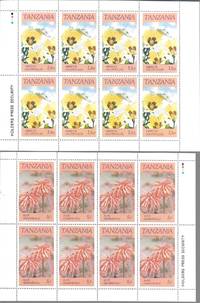 Tanzania (Scott Catalog) #315-318a MNH - Flowers - 