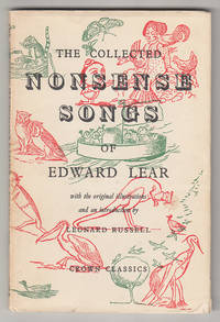 The Collected Nonsense Songs of Edward Lear by Leonard - Introduction) Edward (Russell - First Edition Thus - 1947 - from Knickerbocker Books (SKU: 002656)