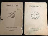 Greek Games (Programs for 1915 and 1916) 2 Issues