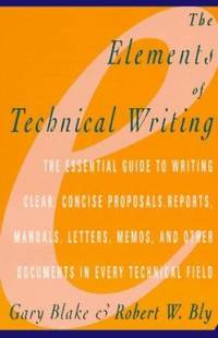 Elements of Technical Writing