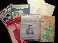 1941 - 1965 Collection of Sheet Music & Lyrics By Bennie Benjamin (with) Related Promotional & Biographical Paperwork