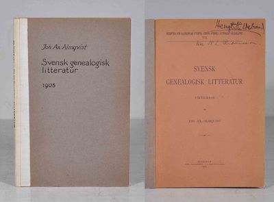 Svensk genealogisk litteratur.