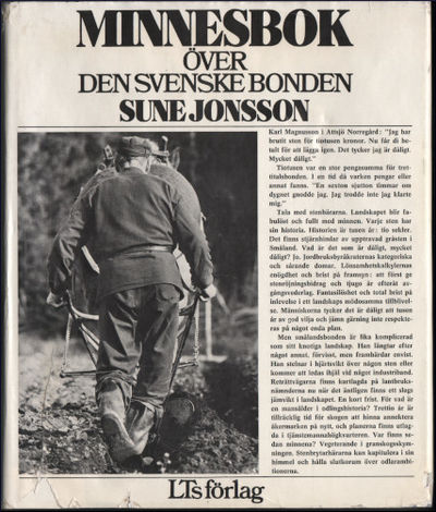 MINNESBOK ÖVER DEN SVENSKE BONDEN. Huvudsakligast…