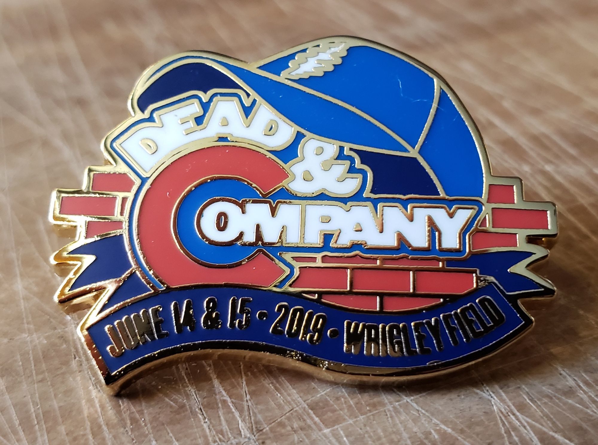 Dead and Company - 2019 - Tour Pin - Wrigley Field