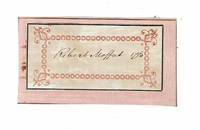 image of SLIP OF PAPER SIGNED BY SCOTTISH CONGREGATIONALIST MISSIONARY TO AFRICA ROBERT MOFFAT.