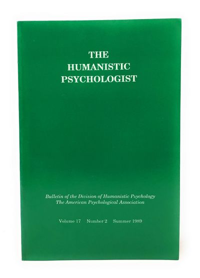 The Humanistic Psychologist Volume 17 Number 2 Summer 1989 [Transpersonal Psychology]