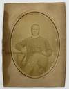 [Albumen Photograph Portrait of a Dignified African-American Man by Emily Webb, a Renowned Female Photographer in Delaware]