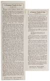 [Two Handbills of Articles on Feminism and Equal Rights for Women]