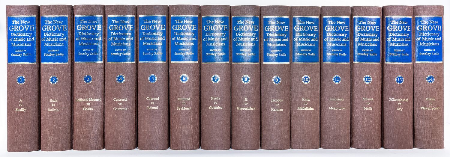 The New Grove Dictionary of Music and Musicians. by SADIE, Stanley