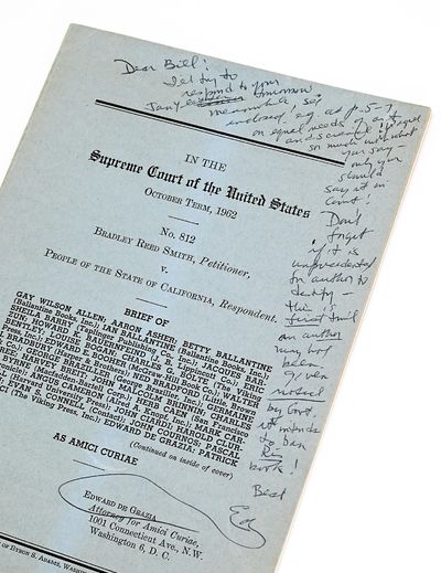 IN THE SUPREME COURT OF THE UNITED STATES, OCTOBER TERM, 1962, NO. 812: Bradley Reed Smith, Petitioner, v. People of the State of California, Respondent
