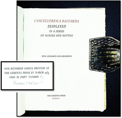 Cancelleresca Bastarda [Gehenna...; (photo 1)