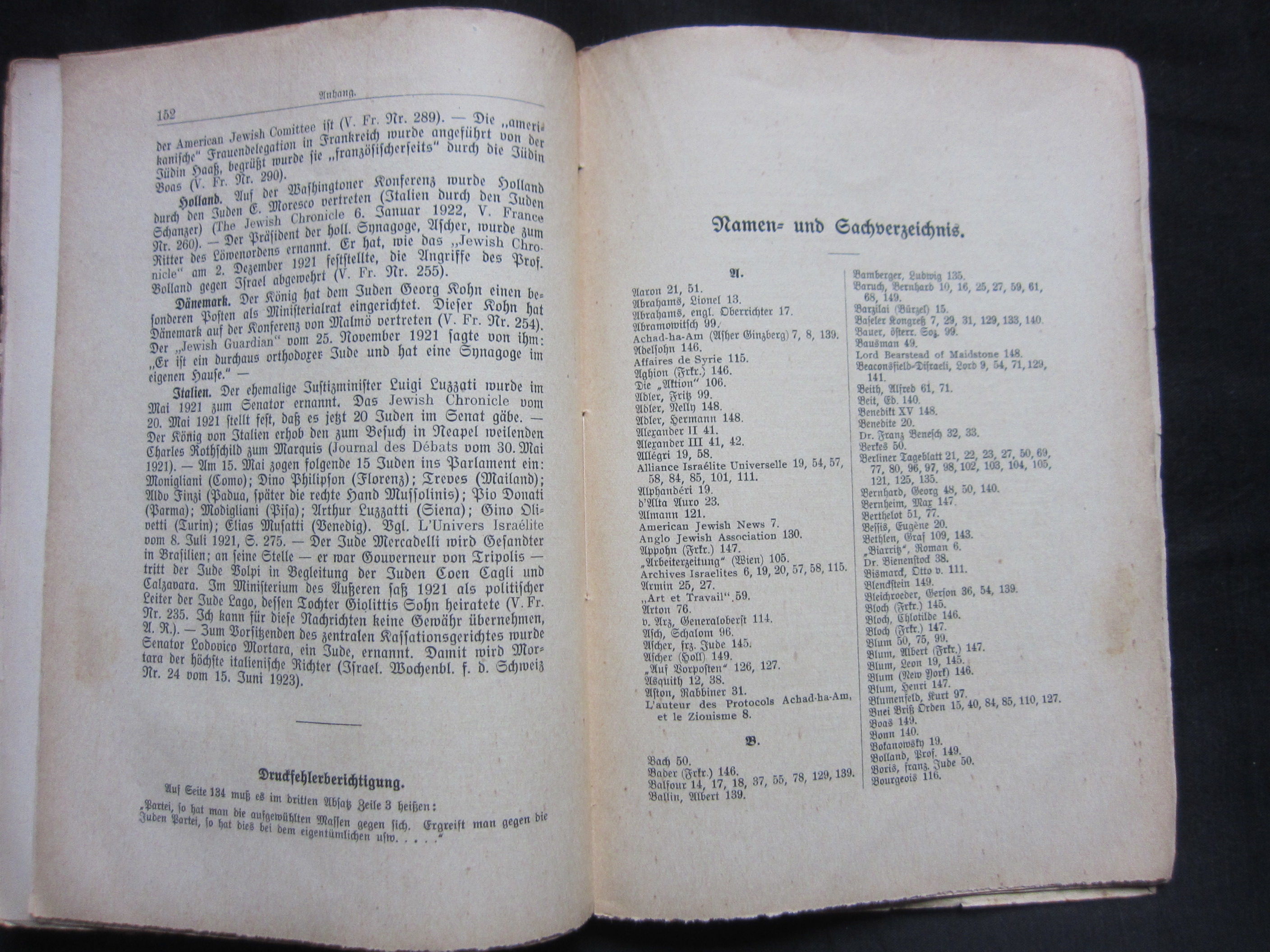 The Protocols of the Elders of Zion 1923 by Alfred Rosenberg