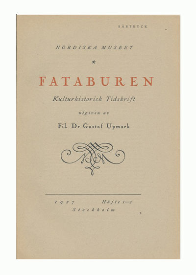 Håkan Paulus Gullberg. En skånsk bygdesnickare…
