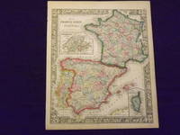 Map of France Spain, and Portugal.