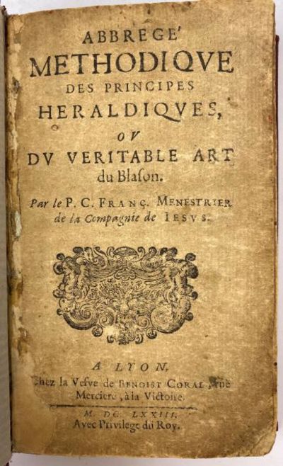 Abrégé méthodique des principes héraldiques, ou…