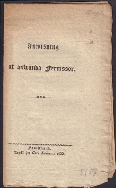 Anwisning at anwända fernissor.