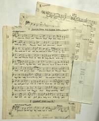 AUTOGRAPH MUSIC SCORE FOR Under Milk Wood