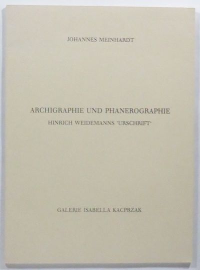 Archigraphie und Phanerographie. Hinrich…