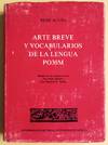 ARTE BREVE Y VOCABULARIOS DE LA LENGUA PO30M