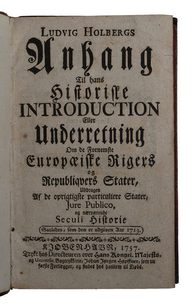Anhang til hans Historiske Introduction eller Underretning om de fornemste Europæiske Rigers og Republiquers Stater... (photo 2)