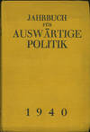 Jahrbuch für Auswärtige Politik