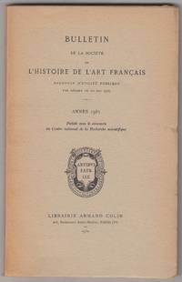Bulletin de la Société de l'histoire de l'art…