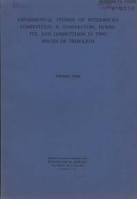 Experimental Studies of Interspecies Competition. Ii. Temperature, Humidity, and Competition in Two Species of Trilobium