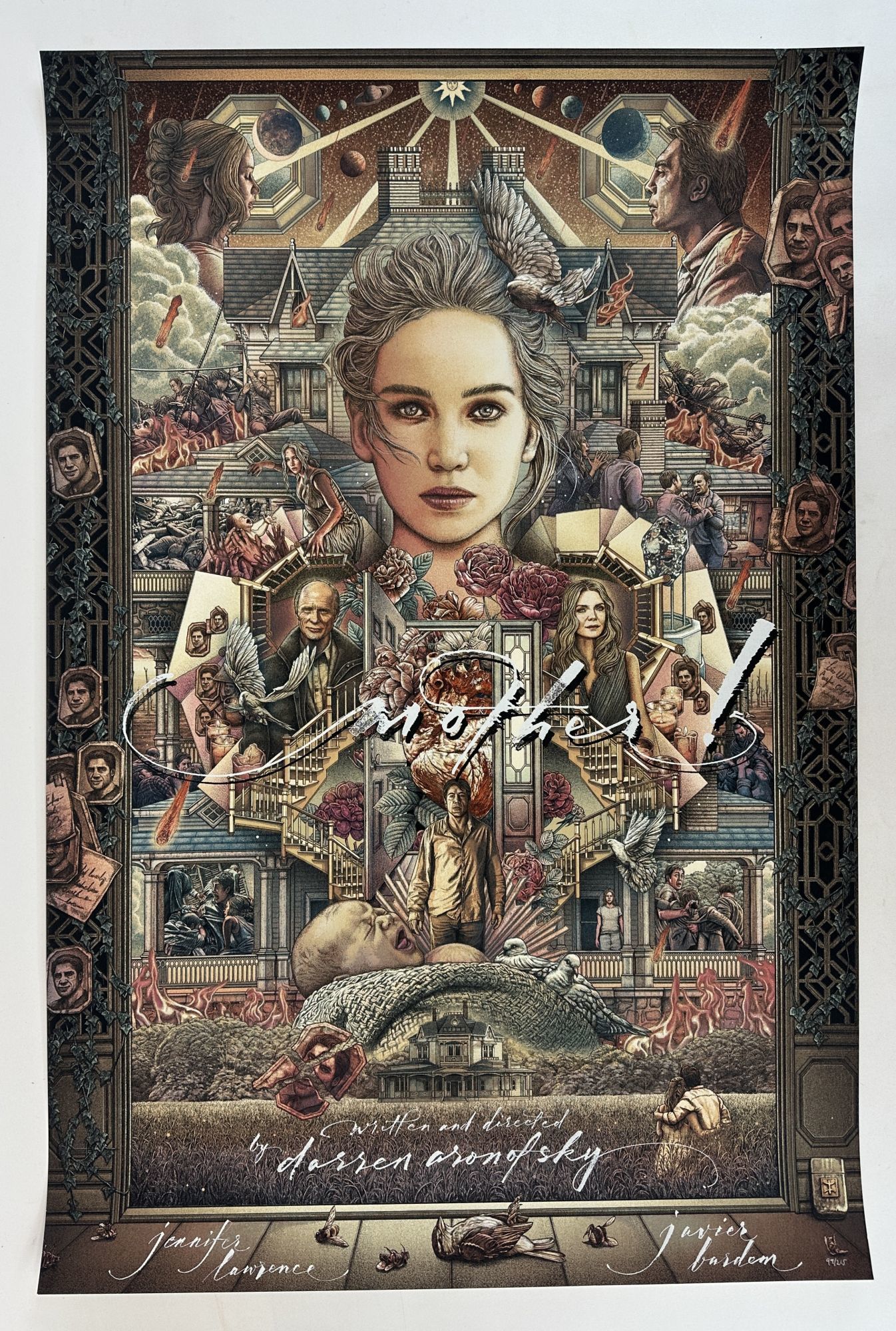 ORIGINAL "MOTHER!" SCREEN PRINT MOVIE POSTER by Ananphada, Ise | Search ...