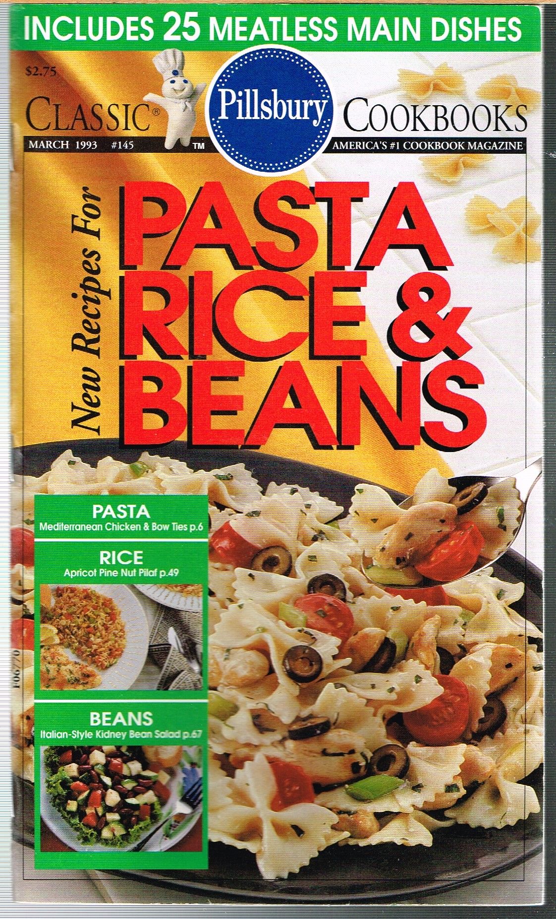 Pillsbury Classic Cookbooks No 143 March 1993 New Recipes For Pasta pillsbury-classic-cookbooks-no-143-march-1993-new-recipes-for-pasta