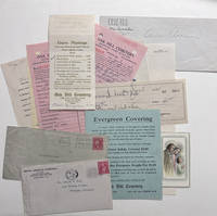 Collection of cemetery and death industry related ephemera